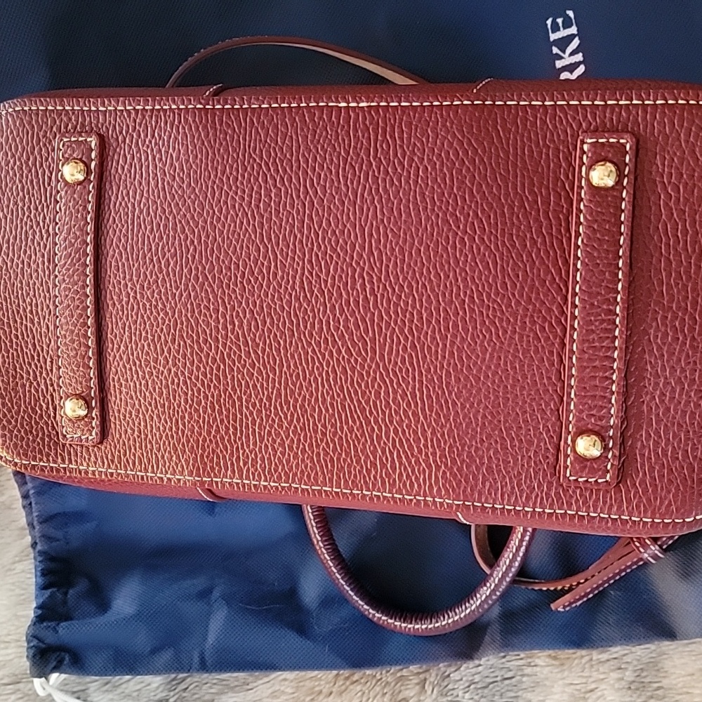 Dooney & Bourke Lucca Leather Satchel - Picture 4 of 13